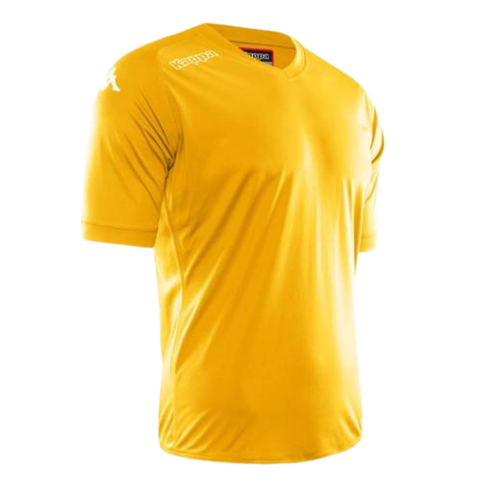 Kappa Short Sleeve Jersey Youth Yellow - ITASPORT