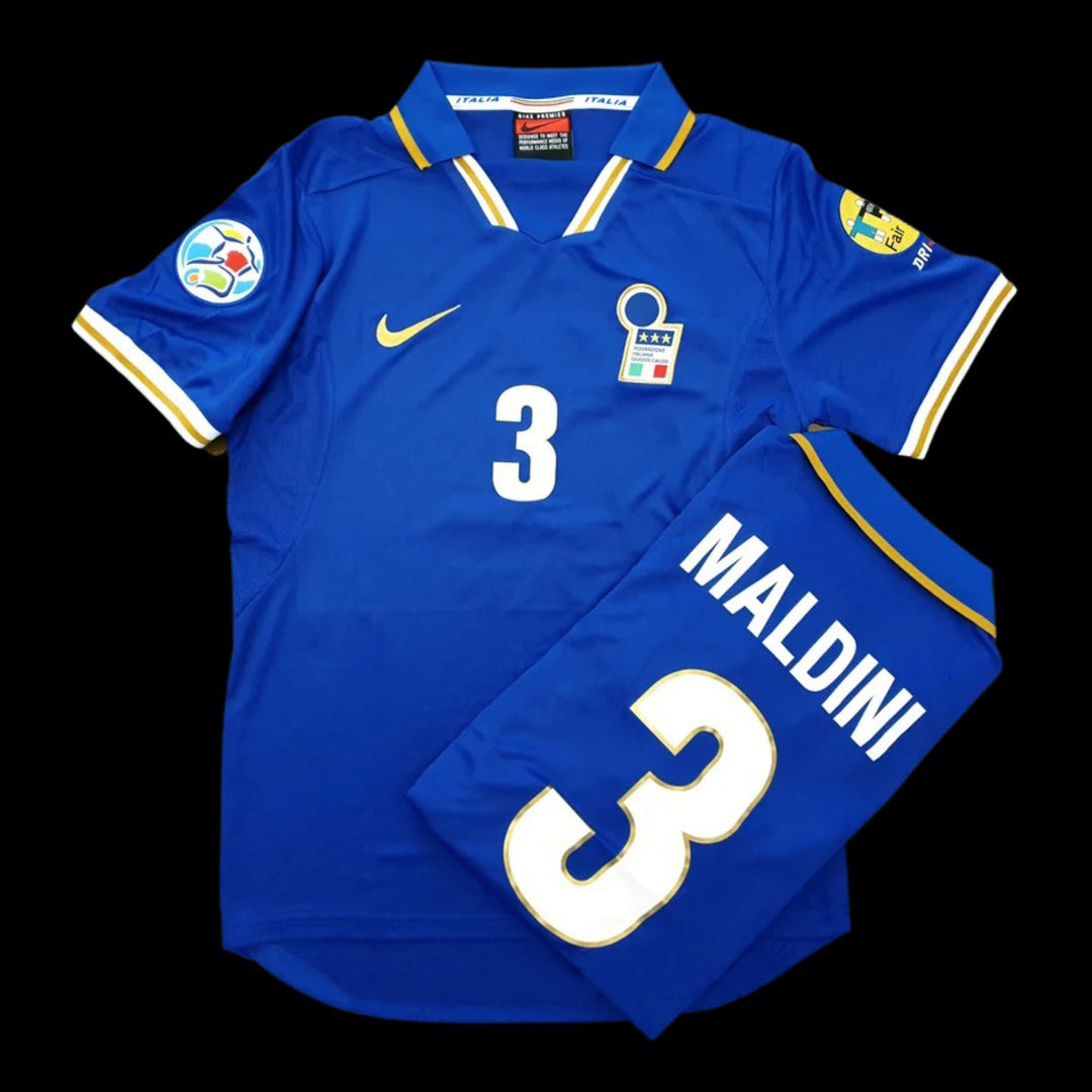 1996/97 Italy Home Jersey with Name / Number - ITASPORT