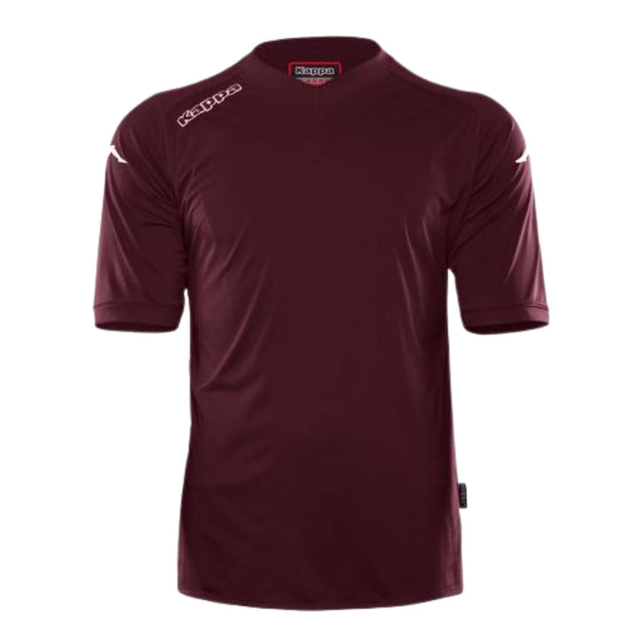 Kappa Short Sleeve Jersey Youth Maroon - ITASPORT
