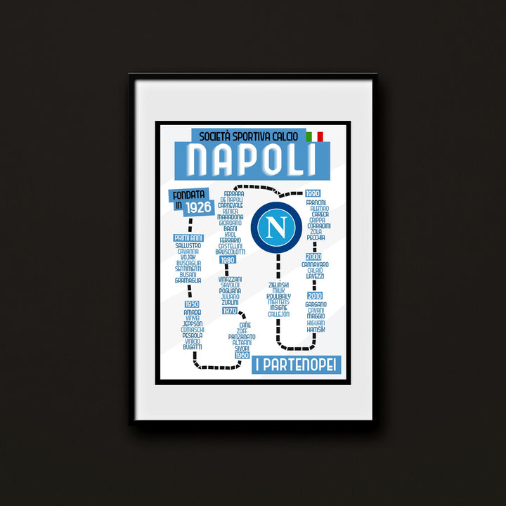 Napoli Best Players Print - ITASPORT
