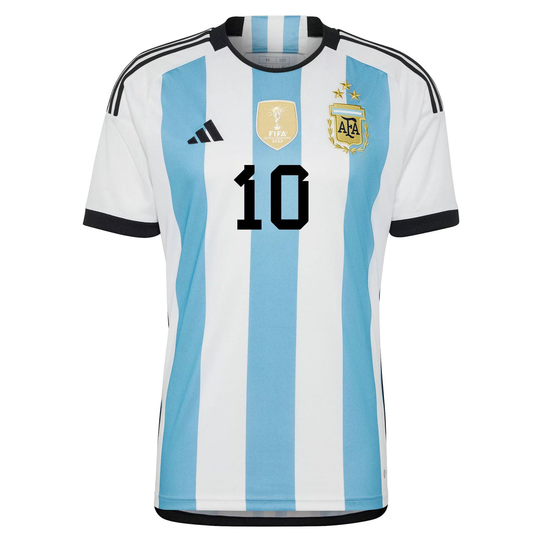 Argentina World Cup Winners Jersey 22/23 Messi #10 front 